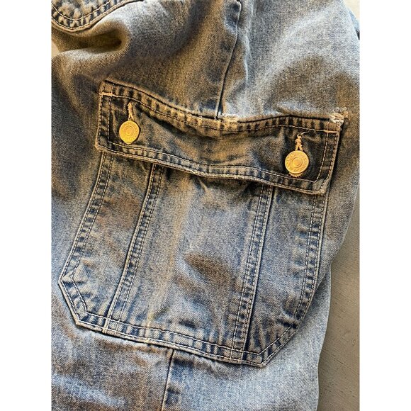 80's Jordache Stonewash Denim Blue Jeans Size 24x25 Straight Leg Cargo - Picture 14 of 14